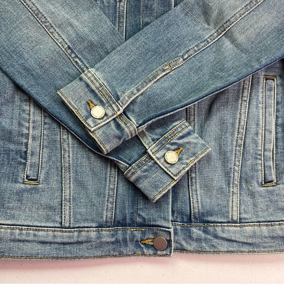 DU/ER Womens Size XS Denim Jean Trucker Jacket - Picture 7 of 12